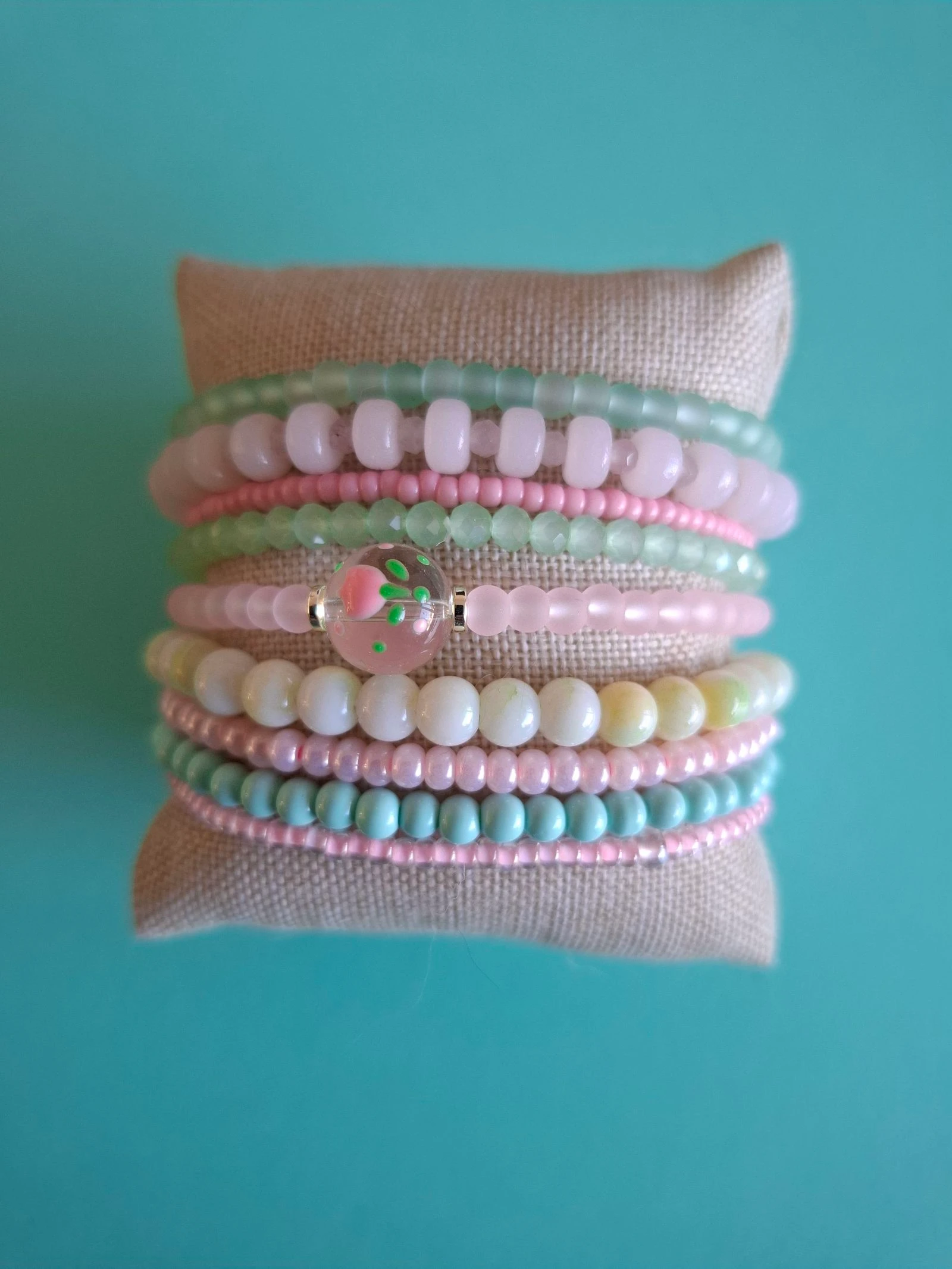 Armbandenset pastel